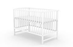 Arco, łóżeczko dziecięce 120×60 cm, kolor biały — zdjęcie produktowe 4