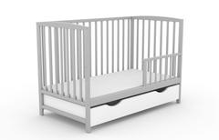 Arco, łóżeczko dziecięce 120×60 cm, kolor kaszmir — zdjęcie produktowe 8