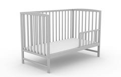 Arco, łóżeczko dziecięce 120×60 cm, kolor kaszmir — zdjęcie produktowe 9