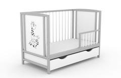 Bajka, łóżeczko dziecięce 120×60 cm, kolor kaszmir — zdjęcie produktowe 8