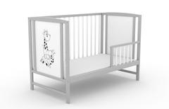 Bajka, łóżeczko dziecięce 120×60 cm, kolor kaszmir — zdjęcie produktowe 9