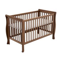 Gala, łóżeczko dziecięce 120×60 cm, kolor orzechowy — zdjęcie produktowe 2
