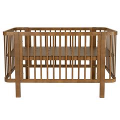 Klara, łóżeczko dziecięce 120×60 cm, kolor orzechowy — zdjęcie produktowe 4