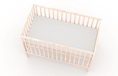 Klasyk, łóżeczko dziecięce 120×60 cm, kolor naturalny — zdjęcie produktowe 7