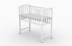 Mini, dostawka do łóżka 90×40 cm, kolor biały — zdjęcie produktowe 4