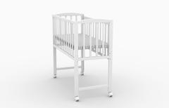 Mini, dostawka do łóżka 90×40 cm, kolor biały — zdjęcie produktowe 5