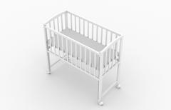 Mini, dostawka do łóżka 90×40 cm, kolor biały — zdjęcie produktowe 6