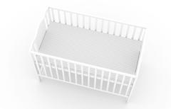 Paja I, łóżeczko dziecięce 120×60 cm, kolor biały — zdjęcie produktowe 8