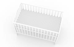 Paja, łóżeczko dziecięce 120×60 cm, kolor biały — zdjęcie produktowe 8