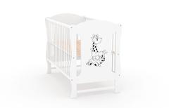 Zuzia, łóżeczko dziecięce 120×60 cm, kolor biały — zdjęcie produktowe 5