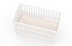 Zuzia, łóżeczko dziecięce 120×60 cm, kolor biały — zdjęcie produktowe 7