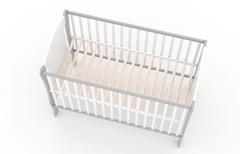 Zuzia, łóżeczko dziecięce 120×60 cm, kolor kaszmir — zdjęcie produktowe 7