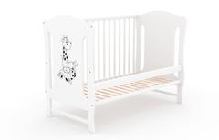 Zuzia, łóżeczko dziecięce 120×60 cm, kolor biały — zdjęcie produktowe 8