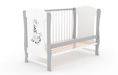 Zuzia, łóżeczko dziecięce 120×60 cm, kolor kaszmir — zdjęcie produktowe 8
