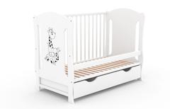 Zuzia, łóżeczko dziecięce 120×60 cm, kolor biały — zdjęcie produktowe 9